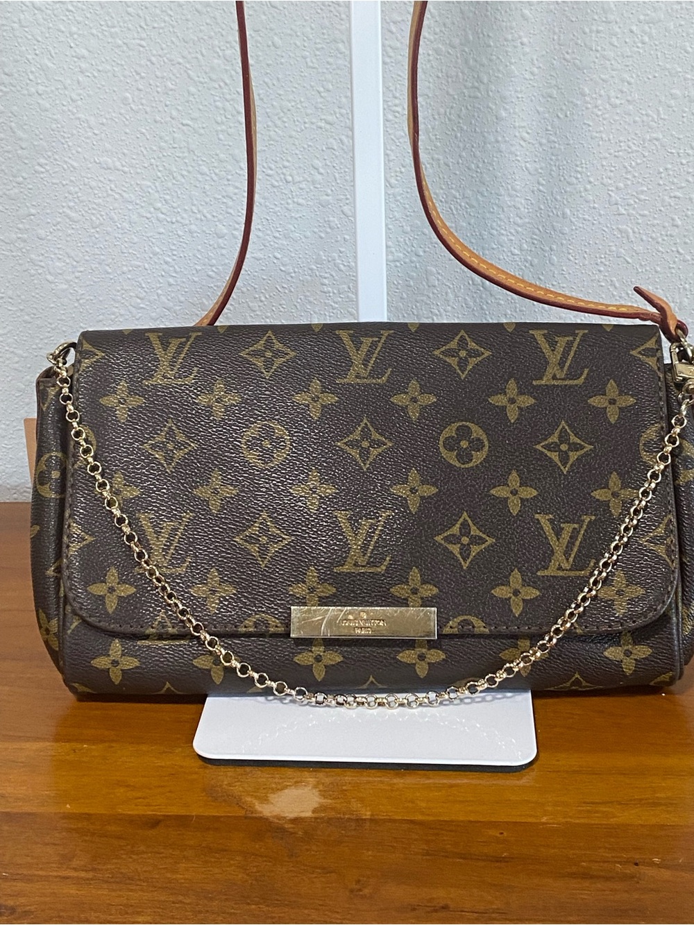Canvas Crossbody with Gold Hardware